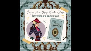 Cozy Mystery Book Club November 2024 Interview with Jolie Tunnell [upl. by Eilis999]