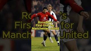 Ronaldo’s First Goal for Manchester United CR7 ManUtd IconicGoal [upl. by Gyatt]