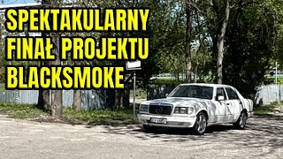 AWARIA GONI AWARIĘ FINAŁ PROJEKTU BLACKSMOKE MERCEDES W126 SKLASSE 30 TURBODIESEL [upl. by Anelrats155]