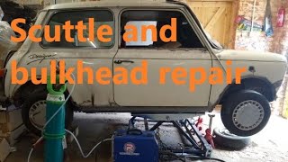 Project Designer Episode 11  Austin Mini scuttle and bulkhead repair [upl. by Winter154]