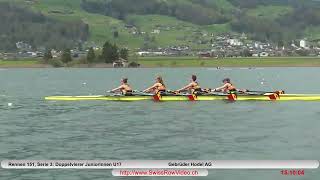 294 BJW4x Serie 2 Lauerz 23 April 2023 Doppelvierer Juniorinnen U17 Rennen 151 [upl. by Lienhard]