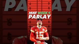 NFL MNF WEEK 9 PARLAY nfl nflweek9 nflpicks mnf chiefs buccaneers [upl. by Andrel]