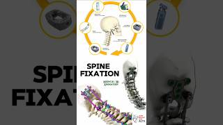 Spine Fixation  medical animation 3d short  BiologywithAliya [upl. by Ailaroc]