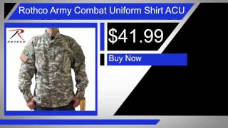 Rothco Army Combat Uniform Shirt ACU [upl. by Ilegna847]