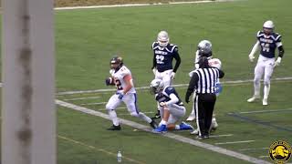 CWOSSA Football Playoffs Semifinal  Brantford Collegiate Mustangs vs Jacob Hespeler Hawks [upl. by Resneps]