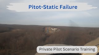 Pitot Static System  Airspeed like an Altimeter  Private Pilot Scenario Training [upl. by Cele]