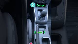 The parking sequence of automatic transmission cars is very important car automobile tips [upl. by Daven]