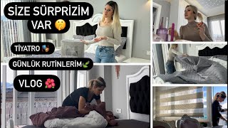 BEN NE ALDIM😍KIZ KIZA TİYATRO 🎭 BİRLİKTE HAZIRLANALIM💋GÜNLÜK RUTİNLERİM🍃VLOGiz [upl. by Aihpos48]