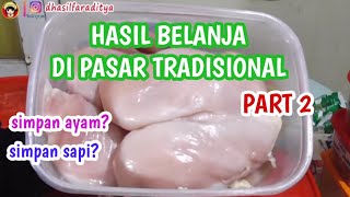 Part 2 Cara Penyimpanan Hasil Belanja Ayam Daging  dll Agar tetap Fresh [upl. by Manly842]