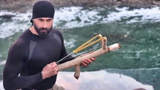 Primitive Gun Fishing  İlkel Silahla Balık Avı [upl. by Alikam]