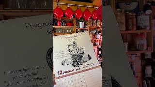 Vinogradarski kalendar sv Vinka Više na web wwwwinelightcom unikat handmade kalendar [upl. by Ahtiekal]