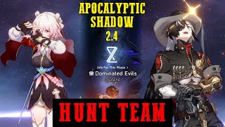 Apocalyptic Shadow v24  Hunt Team Showcase  Honkai Star Rail [upl. by Eirual252]