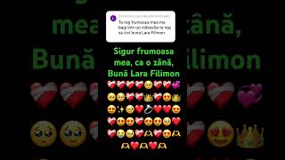 Lara Filimon ce nume frumos 🥺🥺❤️❤️‍🩹 [upl. by Eveineg]