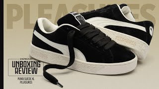 O PUMA SUEDE FOI INFLADO PELA PLEASURES  UNBOXINGREVIEW PUMA Suede XL x PLESURES [upl. by Ancier]