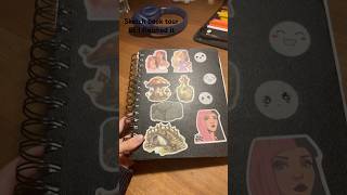 Sketch book tour D art sketchbook shortvideo edit anime artist drawing melaniemartinez [upl. by Ennybor844]