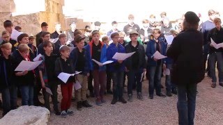 Thomanerchor Leipzig in Yad Vashem  Felix Mendelssohn Bartholdy quotRichte mich Gottquot [upl. by Llednahs]