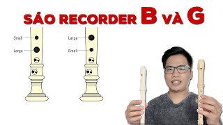 Sáo recorder 8 lỗ G và 8 lỗ B giống và khác nhau điểm nào nên chọn sáo nào [upl. by Llerut66]