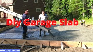 Diy Garage Slab How To Pour A Concrete Slab [upl. by Paver605]