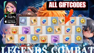 Legends Combat amp All 16 Giftcodes  16 Free Codes Legends Combat  How to Redeem [upl. by Deehahs]