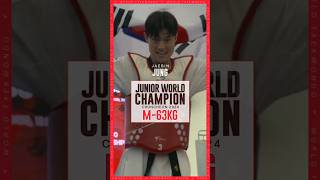 WORLD TAEKWONDO JUNIOR WORLD CHAMPIONSHIPS 2024 CHUNCHEON DAY 1  JAEBIN JUNG HIGHLIGHTS [upl. by Sillaw]