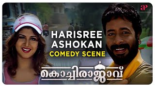 Harisree fights with the taxi driver  Kochi Rajavu Movie Comedy Scenes  Dileep  Kavya  Harisree [upl. by Dredi]