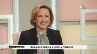 Cosette Chichirău despre femei în politică în direct la TVR Iași [upl. by Kcirdle]