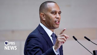 WATCH LIVE Minority Leader Jeffries holds weekly news conference after GOP blocks Gaetz report [upl. by Ennaeus]