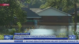 Flooding evacuations continue in Lumberton [upl. by Cayser647]