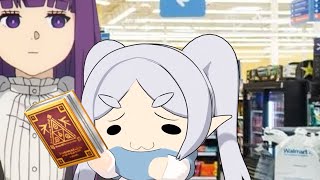 Frieren vibing in walmart for 1hour after Fern agrees to buy a grimoire [upl. by Hgielsel]