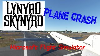 The Lynyrd Skynyrd Plane Crash  Microsoft Flight Simulator [upl. by Livia]