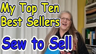 My top ten best sellers Sew to Sell handmade rescued upholstery fabric bags totes and more [upl. by Eirrab]