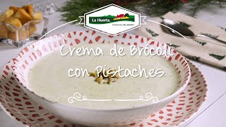 Crema de BrÃ³coli con Pistaches [upl. by Enileqcaj383]