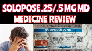 SOLOPOSE 025  05 MG MD Medicine Review  Mankind Pharma Ltd  सोलोपोस 025 के Uses Side effects [upl. by Rossner]