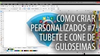 Como criar personalizados 7  Tubete e cone de guloseimas [upl. by Neliak]