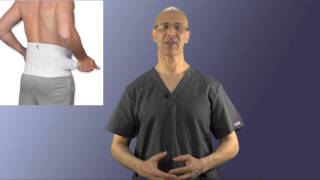 Should You Be Wearing a Back Brace for Low Back Pain Pinched Nerve Sciatica  Dr Mandell [upl. by Jauch]