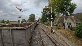 The Iron ore train with 31601 quotDevon Diesel Societyquot at NLR Gala 2024 [upl. by Stauder]