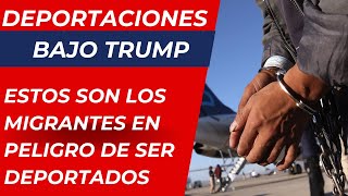 IMPORTANTE ¿qué migrantes están en peligro de deportación una vez que Trump asuma la presidencia [upl. by Novanod]