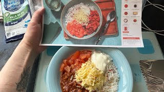 HELLO FRESH  PORK CHILLI BURRITO BOWL [upl. by Alley]