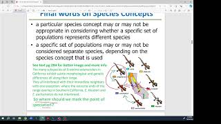 BIOL 50 Ch 15 Speciation and Phylogeny [upl. by Virge]