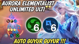 AURORA ELEMENTALIST UNLIMITED ULTI  Magic Chess Mobile Legends Bang Bang [upl. by Kacerek994]