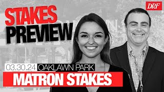 Matron Stakes Preview  March 30 2024 [upl. by Farrand]