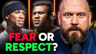 Joshua vs Ngannou Face Off Reaction [upl. by Dunstan766]