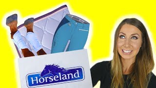 TACK HAUL  TRY ON I Saddle pads boots and breeches 2 Eventer vlog [upl. by Tomchay483]