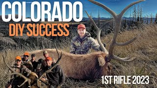 Colorado Elk Hunt  100s of elk amp a 5 mile rocky mountain packout [upl. by Maighdlin660]