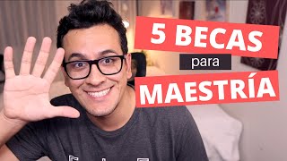 Las Mejores Becas para Maestrias [upl. by Yrrej]