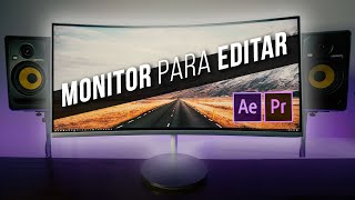 El MEJOR MONITOR para EDITAR videos Samsung UltraWide CF791 [upl. by Nepets253]