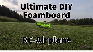 Ultimate Foamboard DIY RCAirplane [upl. by Godewyn405]