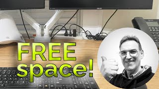 How to Install a HUANUO Dual Monitor Mount for 2 Monitors  FREE up Your Desk Space [upl. by Ynad]