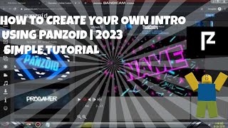 How To Create Your Own Intro Using Panzoid  2023  Simple Tutorial [upl. by Anelrihs969]