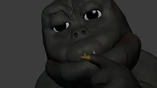 MEWnilla Godzilla Meme Blender animation [upl. by Stark]